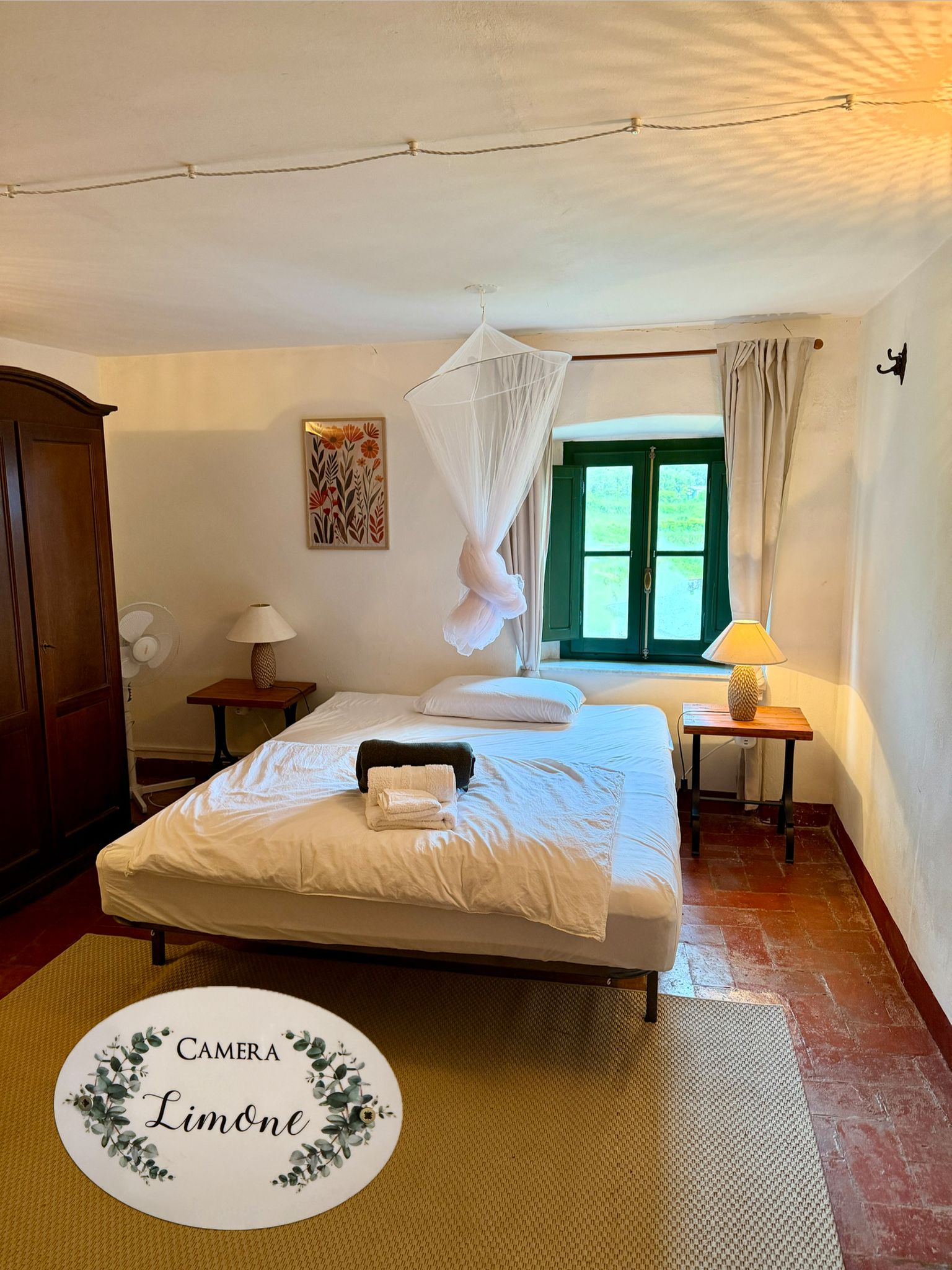 Schlafzimmer Limone – Bettansicht
